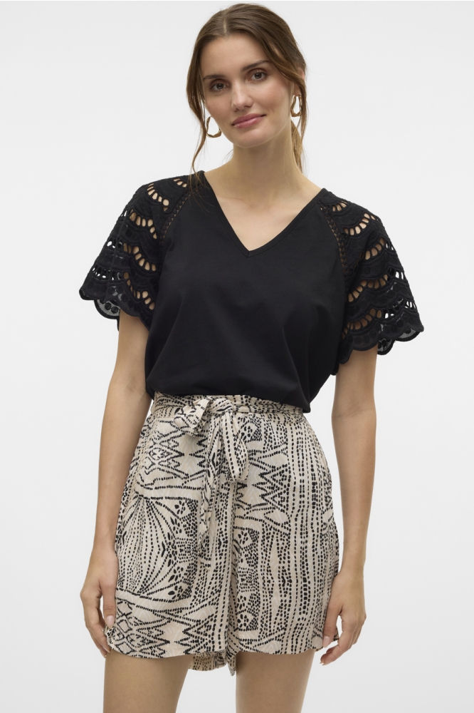 VMBLASY S/S T-SHIRT JRS BTQ GA 10327083 BLACK